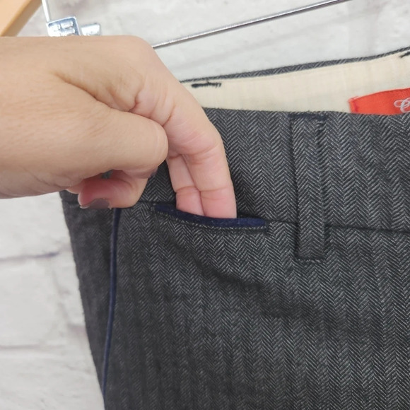 Anthropologie CARTONNIER Women's Cuffed Wide Leg Trousers Dress Pants Size 0 - Picture 9 of 15